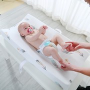 跨境全棉针织布婴儿抚触按摩台换洗外罩换尿布台套可拆卸床罩