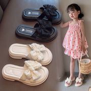儿童外出拖鞋女童高端洋气外穿夏款2023防滑韩版海边网红