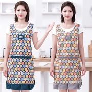 棉布围裙家用厨房韩版时尚女马甲围腰成人洋气防污耐磨工作服