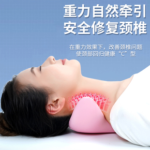 颈椎按摩枕指压矫正器头肩颈部，脊椎牵引枕头富贵包腰背部专用