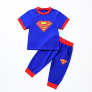超人衣服儿童动漫套装童话r人物蜘蛛侠男童角色扮演cosplay服装
