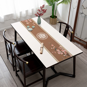 长方形餐桌桌布防水防油防烫防滑简约现代皮革免洗茶几桌垫台布