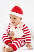 英国next童装男童，20冬款红色圣诞，驯鹿针织毛衣裤子套装