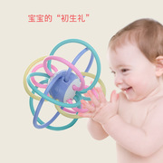 。婴儿智趣硅胶手抓球可水煮哈曼顿(哈曼顿)球，磨牙牙胶0-3个月婴儿可咬玩