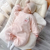 6一12月婴儿冬装8连体衣，0秋冬款3棉服，小月龄新生宝宝夹棉衣服