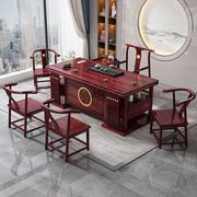红木茶桌椅组合花梨木，新中式茶台功夫泡，茶几家用实木办公室套装