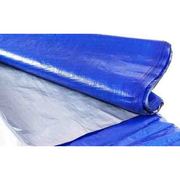 蓝银布帐篷布遮阳布蓝灰布，雨蓬布防雨，防水防尘蓝色塑料彩条布