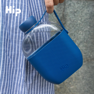 Hip水杯夏日活力大容量水壶便携果冻壶运动出游手提耐热塑料水瓶
