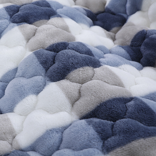 冬季加绒加厚法兰绒床垫软垫双人珊瑚绒床褥垫被褥子1.5m被褥铺底
