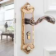 家用木门门锁卧室门锁，室内房门锁欧式门把手家用通用型