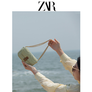 zar小香风菱格金属链条，包包女2023小众，设计高级感单肩斜挎包