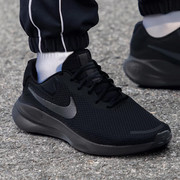 Nike耐克男鞋2024黑色网面透气运动鞋舒适休闲跑步鞋FB8501