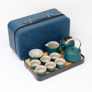 旅行功夫茶具茶杯套装日式简易随行便携式商务，可定印
