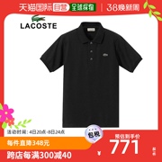 韩国直邮Lacoste 衬衫 拉科斯特/网球/POLO/短袖T恤/黑色/男士/短