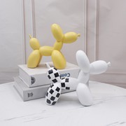 气球狗家居摆件客厅玄关电视柜办公室摆设动物树脂工艺品摆件创意