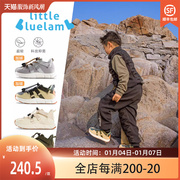 小蓝羊2023秋男女童户外运动鞋透气跑步鞋，儿童加绒防滑篮球鞋