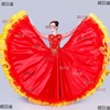 开场舞大摆裙女长裙大气，中国风演出服大红歌伴舞蹈，台表演服装