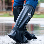 雨鞋套男士鞋套防水防滑雨天，防雨脚套加厚耐磨高筒户外硅胶雨靴女