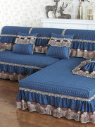 四季通用沙发垫布艺欧式简约现代防滑皮坐垫，万能全包沙发套罩全盖