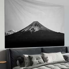 富士山风景挂布卧室房间定制