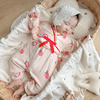 idea婴童装女童可爱纯棉，连体衣春秋婴幼，儿女宝宝洋气时髦哈衣