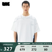 LNG未来玩家  男女同款/白色 3M反光印花短袖T恤