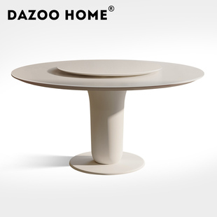 钢化玻璃餐桌现代简约轻奢饭桌，家用玻璃桌子圆形，双层转盘餐桌椅