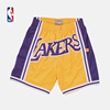 NBA复古球裤BigFace2.0系列洛杉矶湖人队短裤NBA-Mitchell&Ness