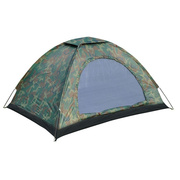 双人帐篷迷彩单人双人户外野营旅行露营旅游防水防雨野外套装