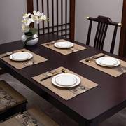 中式餐垫布艺刺绣垫子禅意中国风茶桌垫布餐布垫杯垫餐桌垫