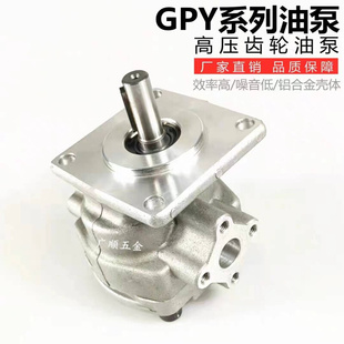 gpy高压齿轮泵液压油泵，gpy-3r4r5.8r7r8r9r10r11.5r电动铝合