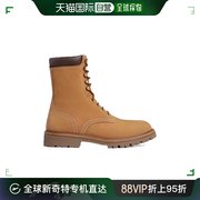 香港直邮celine男士，黄色牛皮绒面，系带军靴3442735-84c-18la靴