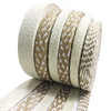 白色扁麻绳绳子包边手工，diy编织装饰水管，绳篮收纳筐创意织带花边