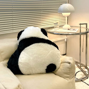 可爱熊猫背影抱枕毛绒网红靠垫，沙发客厅懒人宿舍靠枕飘窗玩偶坐垫