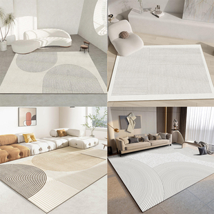 地毯客厅2024茶几毯现代轻奢床边毯子大面积，卧室家用整铺地垫