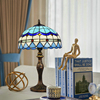 定制地中海风格吊灯托斯卡纳壁灯卧室，灯走廊灯，美式田园彩色玻璃罩