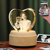 母亲节礼物照片定制品结婚周年纪念日实用高档创意发光送父母朋友