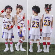 湖人队球衣23号詹姆斯篮球服套装男女情侣学生儿童篮球衣运动服
