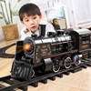 两-八岁男童玩具2-6-8大复古儿童玩具火车带，轨道的电动小火车套装