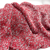 布艺岛复古红色小碎花，印花弹力雪纺，田园褶皱肌理面料连衣裙布料