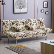 现代简约小户型可折叠沙发床，1.5米单人双人布艺，实木多功能两用1.8