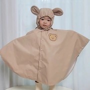 宝宝幼儿园时尚斗篷，雨披韩国ins儿童卡通雨具雨衣