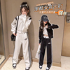 女童春装运动套装，2024中大童洋气时髦儿童休闲两件套春秋韩版