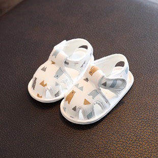 夏季0-1岁新生婴童不掉鞋，3-67-12个月男女宝贝学步鞋，软底布鞋单鞋