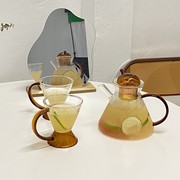 欧美法式玻璃花茶壶茶水，分离壶耐热高温花茶杯，具下午茶精致套装