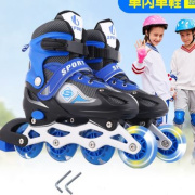 直排溜冰鞋男女学生专业透气轮滑鞋旱冰鞋特调 儿童初学刹车