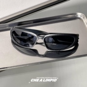 chealimpid.碳纤维超境未来感墨镜赛博原创街拍潮流嘻哈太阳眼镜