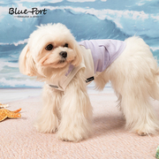 blueport狗狗假两件背带裙宠物背心春夏T恤薄款泰迪中小型犬衣服
