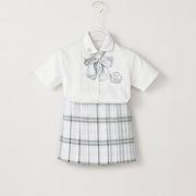 夏季学院中大童女中小学幼儿园校服长袖两件套裙套装儿童校服