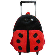 儿童书包幼儿园男女童旅行背包，1-3岁婴儿背包可爱毛绒玩具拉杆箱
